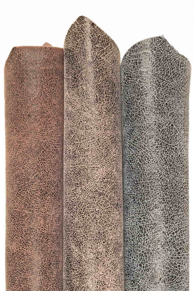 Light blue, pink, powder pink CRACKLE...