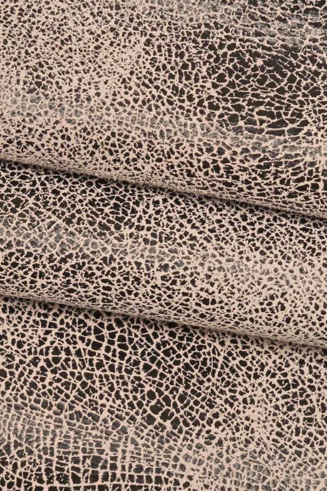 Light blue, pink, powder pink CRACKLE...