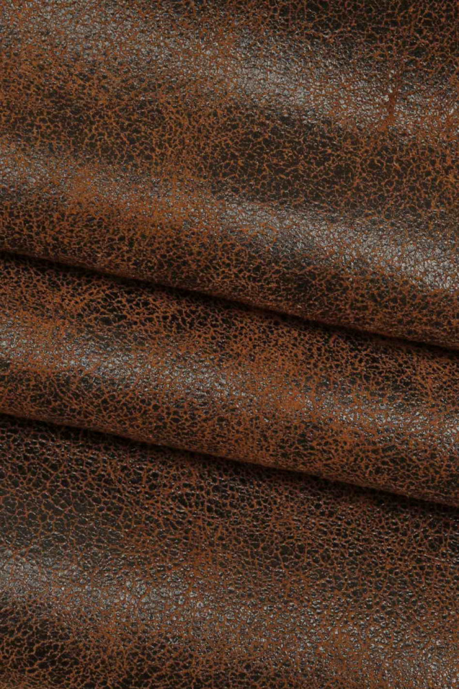 Pelle stampa CRACKLE verde, rosso,...