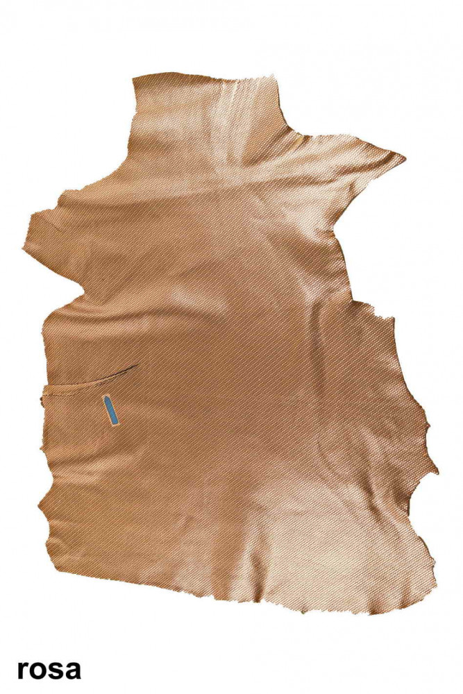 Pellame LAMINATO stampato platino,...