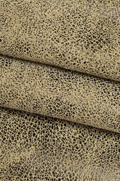 Pelle stampa CRACKLE verde, viola, grigio, pellame scamosciato morbido, camoscio su capra disegno craquelé morbido