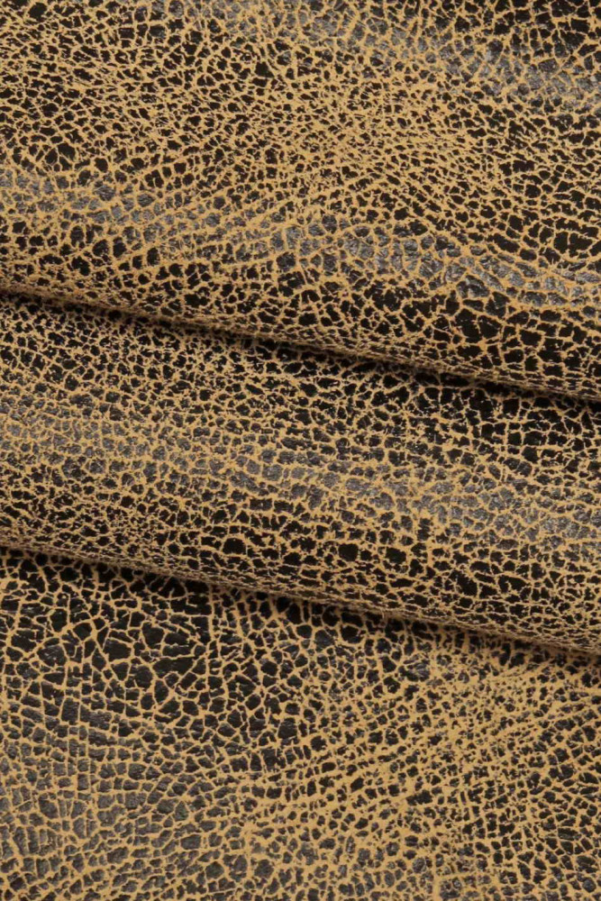 Pelle stampa CRACKLE marrone, grigio,...