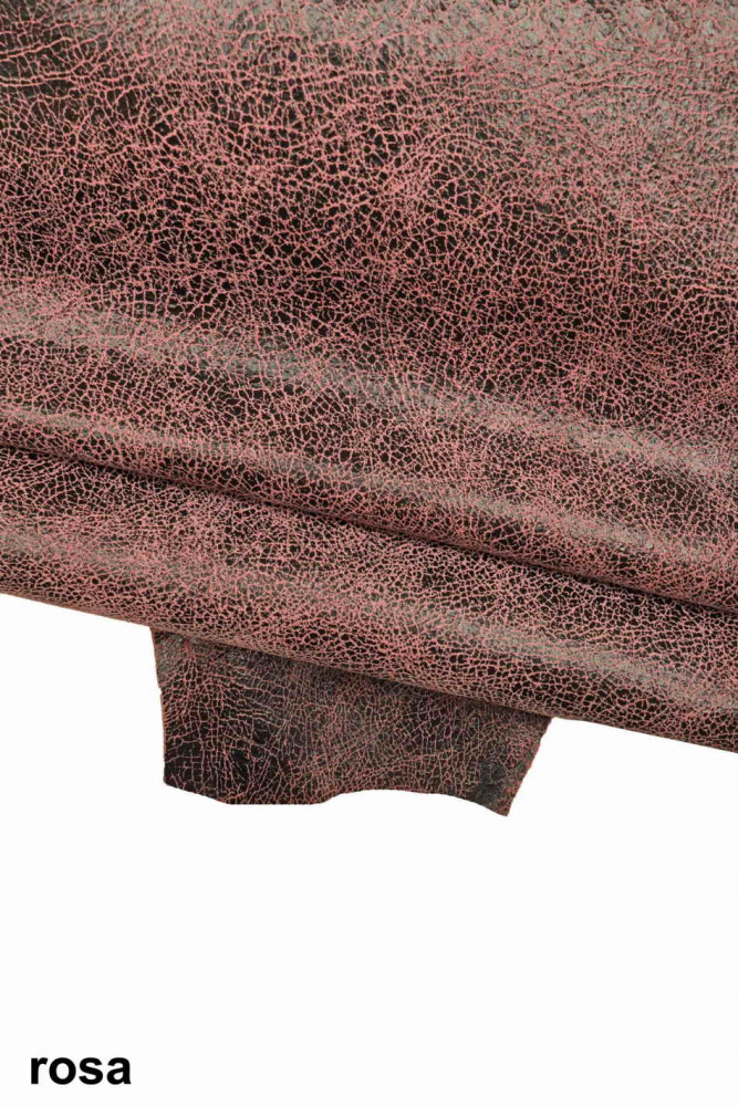 Pelle stampa CRACKLE marrone, grigio,...