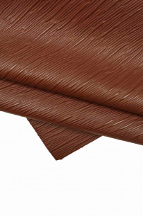 BURGUNDY embossed leather...