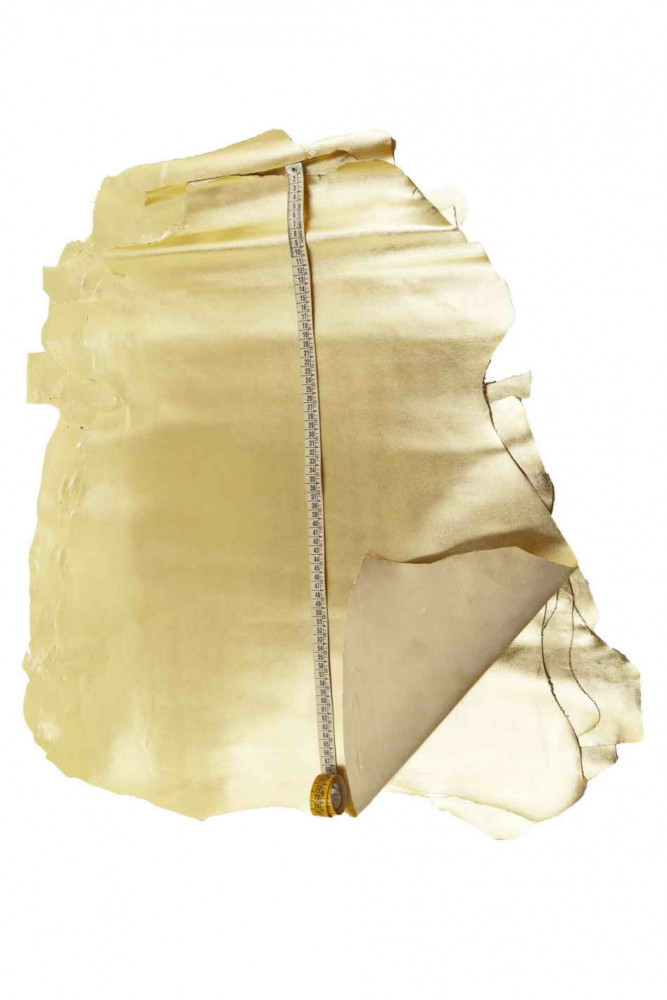 Pellame liscio ORO chiaro, capra...