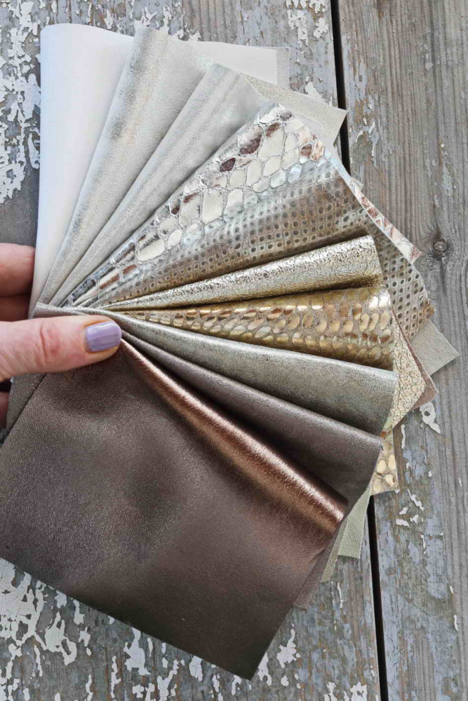 Ritagli di pelle PLATINO BIANCO...