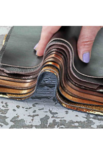 Leather scraps Bronze,... 2