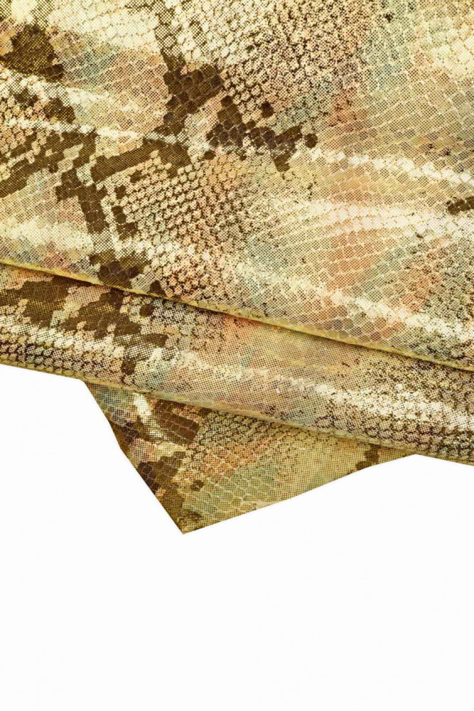 Vitello stampato PITONE laminato...