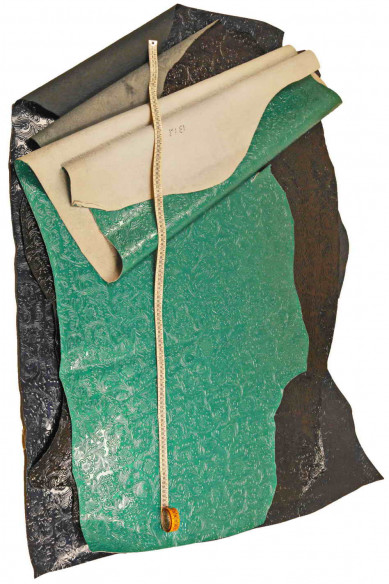 Floral embossed PATENT leather hide, green blue black glossy cowhide, relief flower print on calfskin