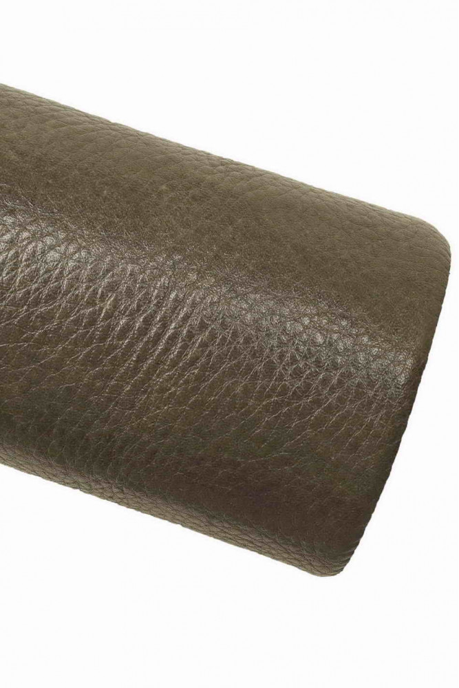 GREY sporty leather hide, pebble...