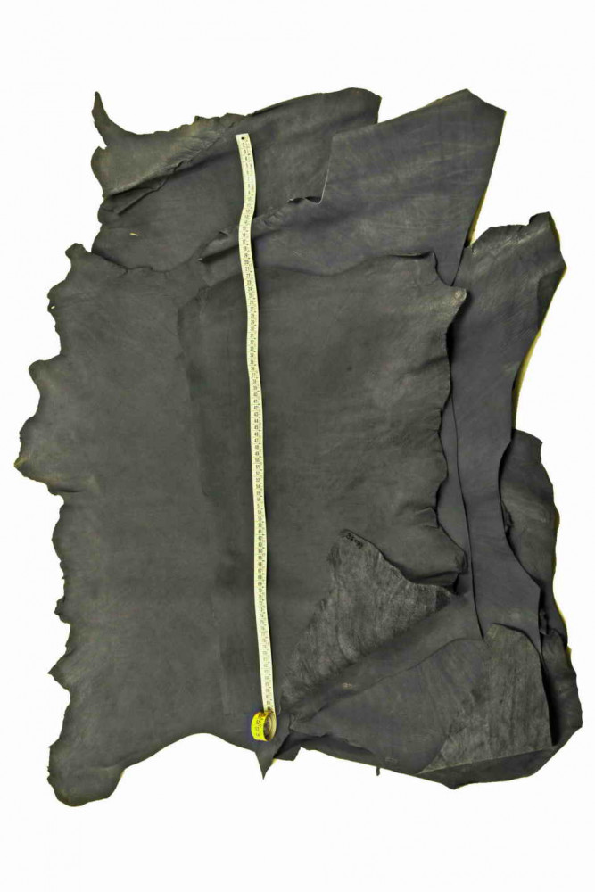 Pellame concia VEGETALE blu, vitello...