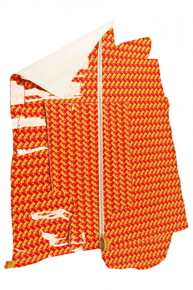 UNIQUE leather hide with peculiar...