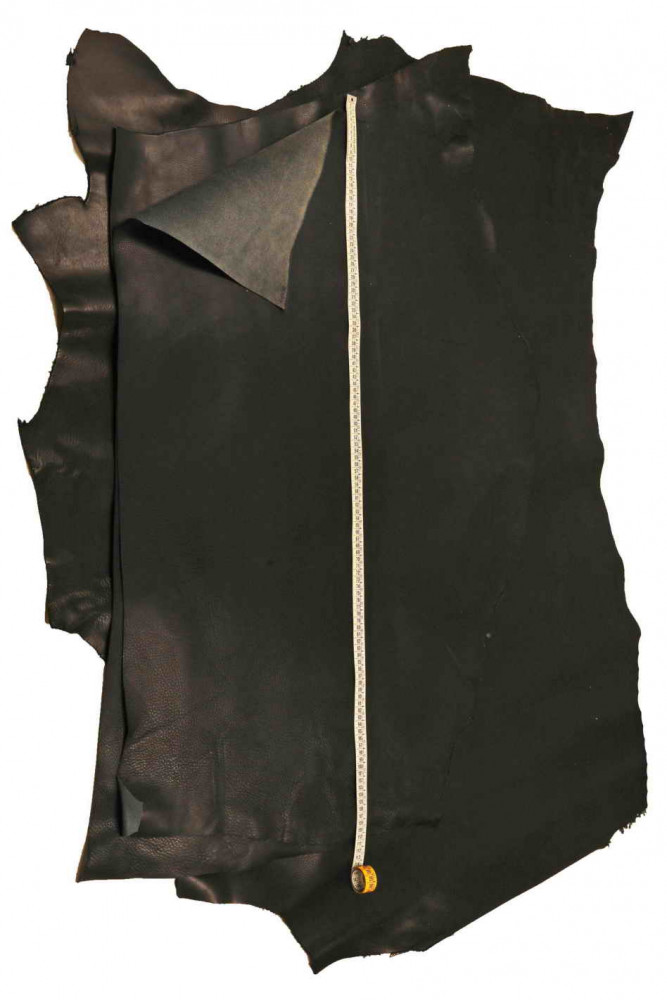 BLUE leather hide, vegetable tan...