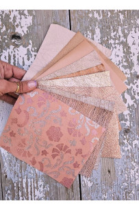 10 Selected leather scraps,...