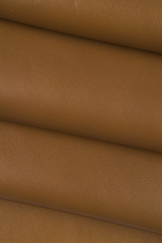 Cream beige brown SMOOTH leather...
