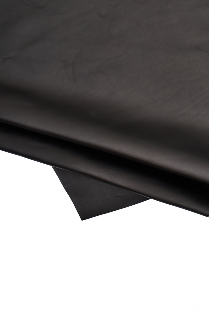 SET of 3 black steelmetal leather...