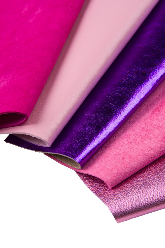 10 Ritagli di pellami unici...