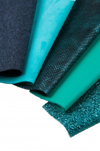 10 Ritagli di pellami unici...