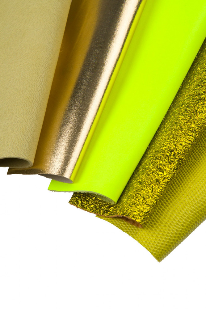 10 Ritagli di pellami unici...