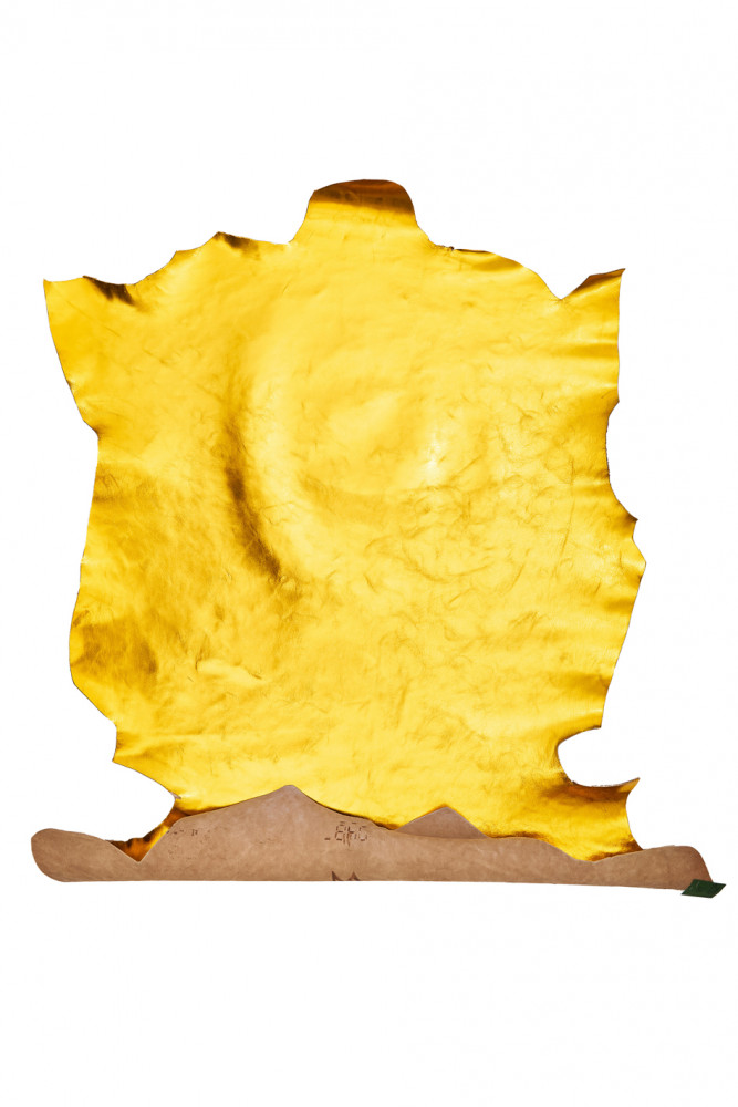 Capra laminata GIALLO, pelle...