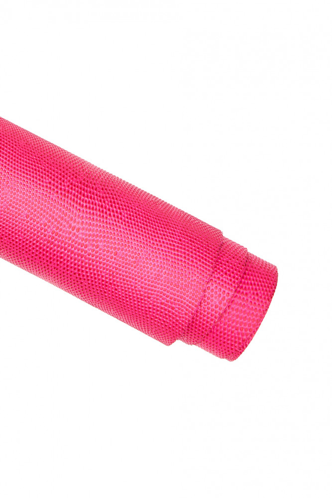Pellame stampa LIZARD rosa fucsia,...