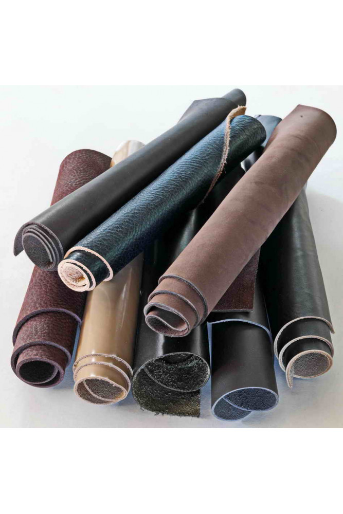 Leather pieces cow hide VERY THICK...