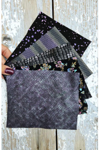 5 Selected leather scraps,...