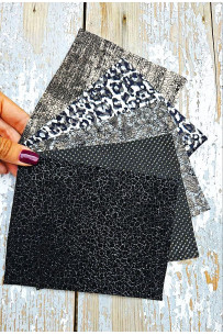 5 Ritagli di pellami unici...