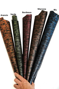 Metallic REPTILE textured...