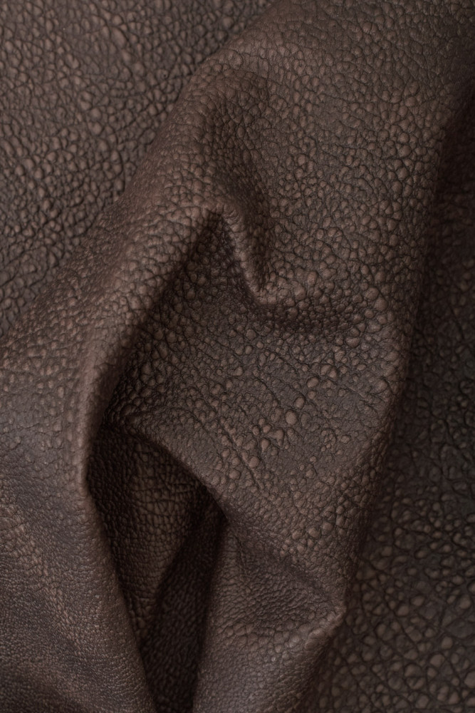 Pellame VINTAGE marrone, capra con...