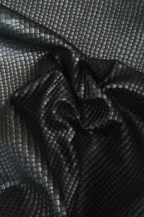 CROCODILE embossed leather... 2