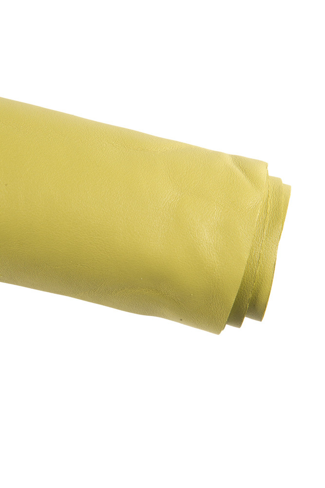 PELLE morbida VERDE lime, vitello...
