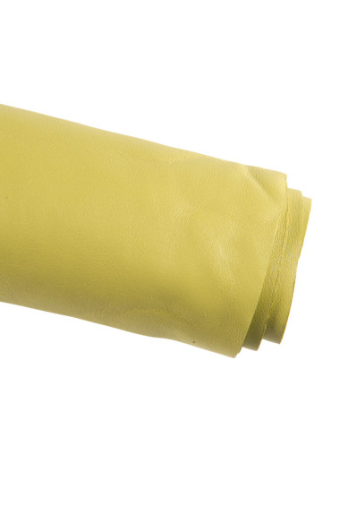 PELLE morbida VERDE lime, vitello liscio qualità top, 1.0 -1.1 mm