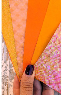 5 Selected leather scraps,... 2