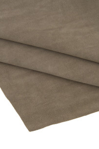 Grey SUEDE leather hide,...