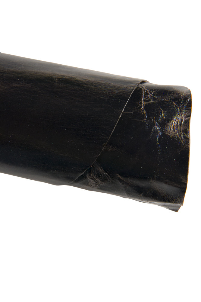 Pelle marrone scuro violaceo effetto...