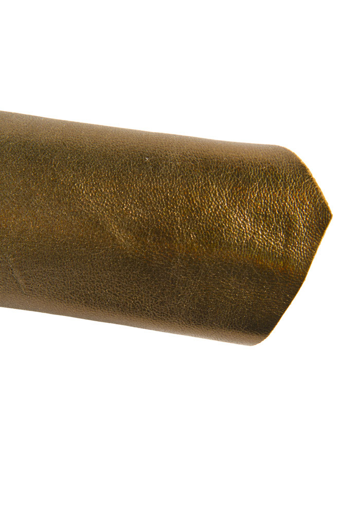 Pelle morbida BRONZO, nappa laminata...