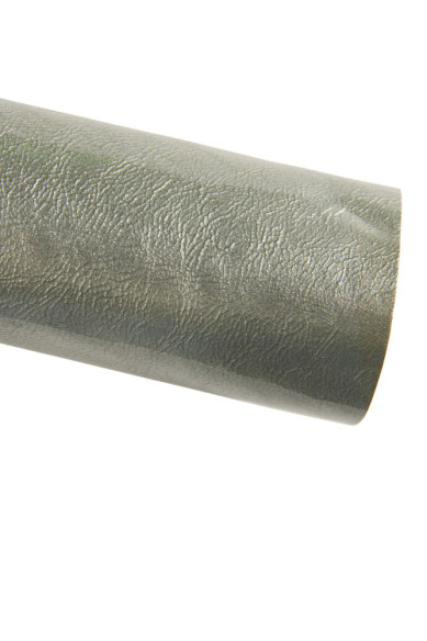 Grey glossy leather skin, naplack PATENT goatskin, silver soft WRINKLED hide 0.9 - 11 mm