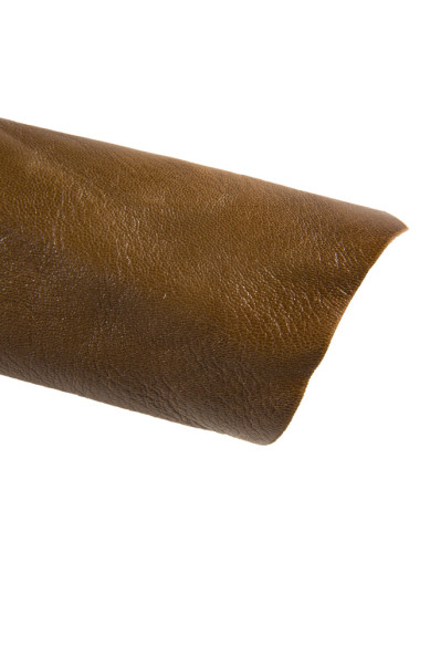 NAPPA morbida marrone alta qualità, pellame liscio setoso, agnello lucido 0.7 - 0.9 mm