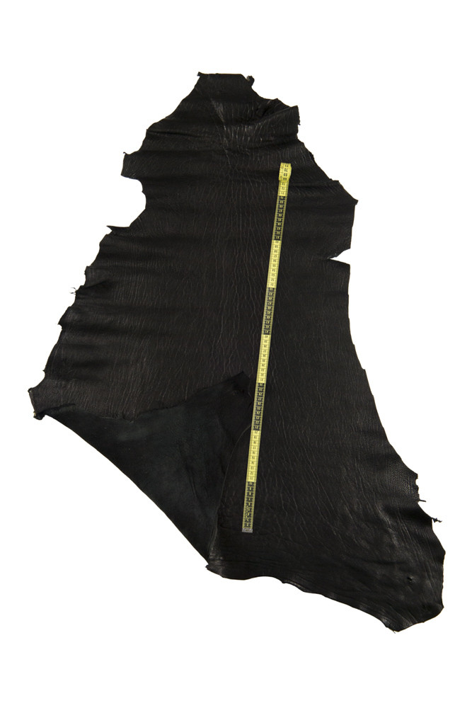 Black semi glossy LEATHER skin,...