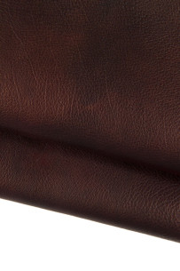 Brown AGED leather skin,...