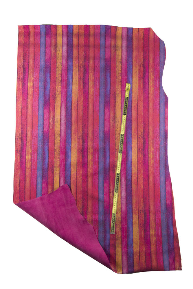 Pelle RIGATA multicolor, pellame a...