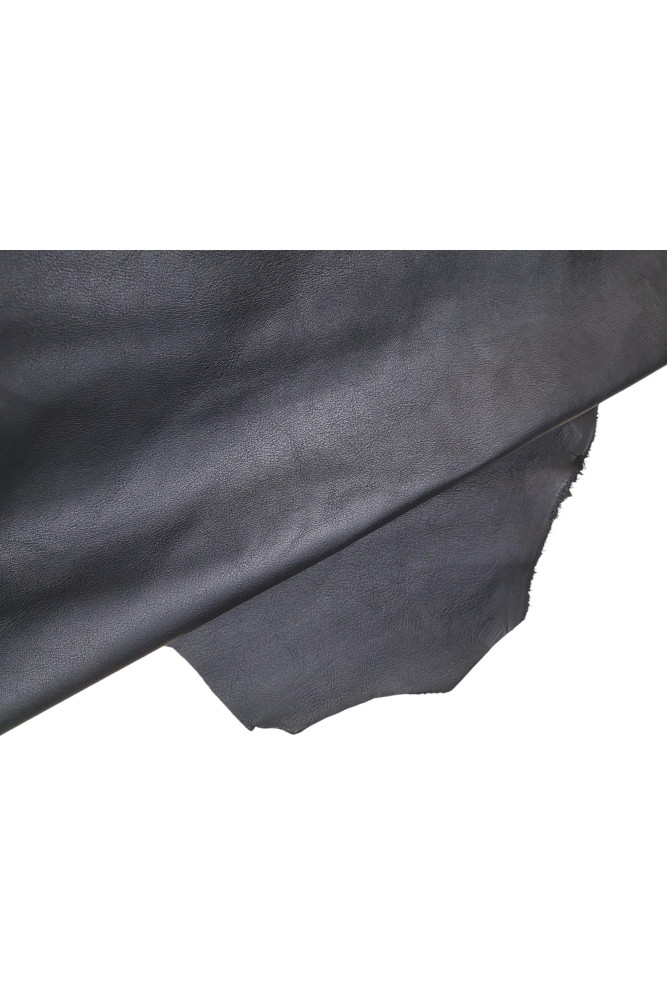 BLACK leather hide, big size, soft...