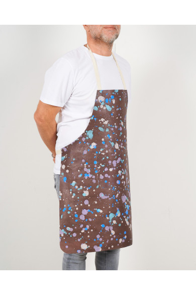 GREMBIULE Unisex in Pelle Dipinta a Mano - Elegante, Unisex e Versatile, Perfetto per Regali Originali