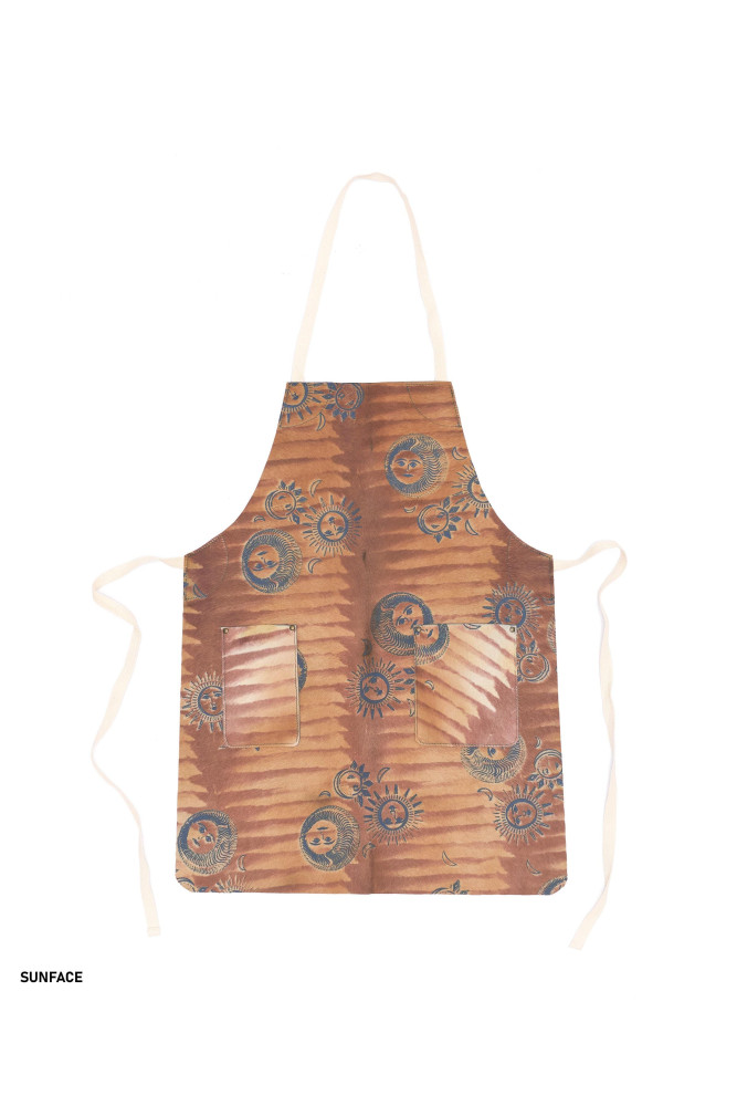 GREMBIULE Unisex in Pelle Dipinta a...