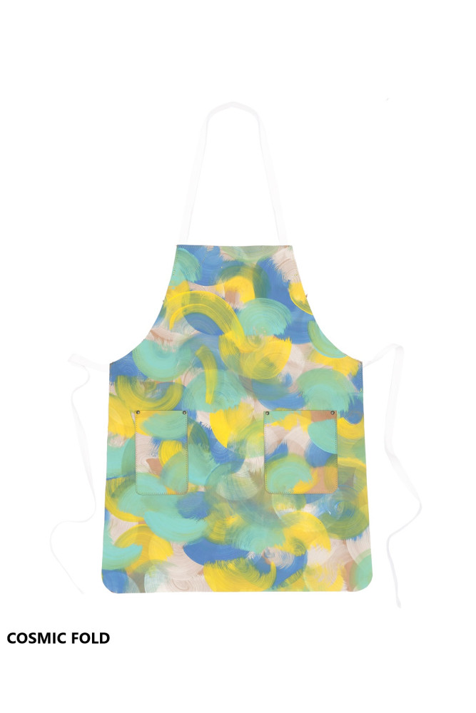 APRON leather Hand-Painted - Elegant,...