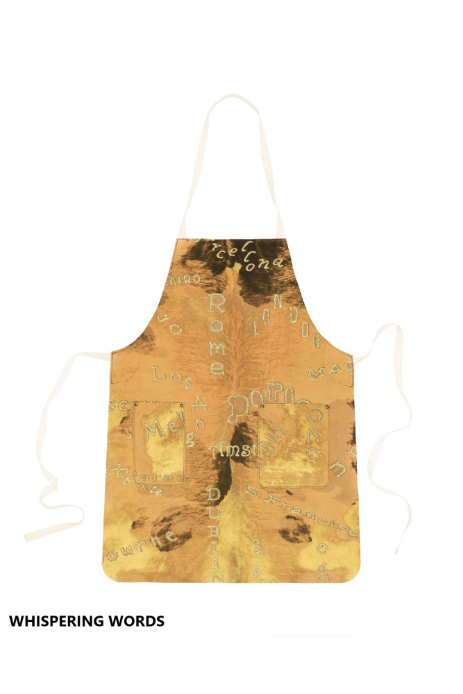 Unisex APRON in Hair On Leather Hides...