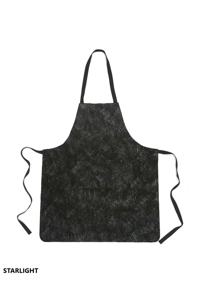 Unisex APRON in Hand-Painted Leather...
