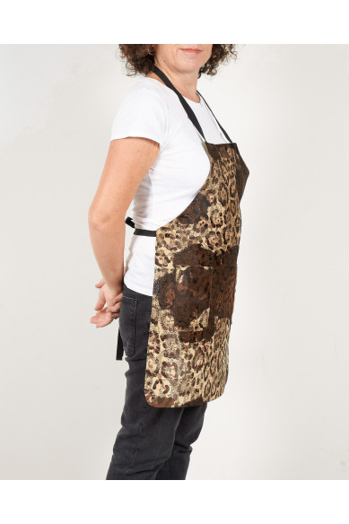 Unisex APRON in Hair On Leather Hides - Elegant, Unisex and Versatile, Perfect for Original Gifts