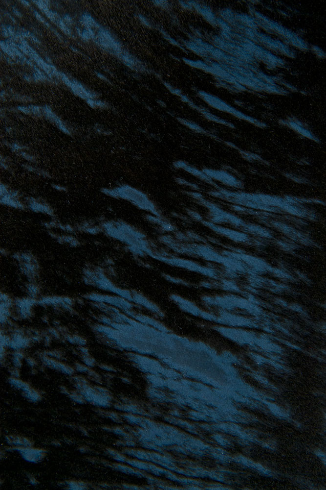 VINTAGE hair on leather hide, black...